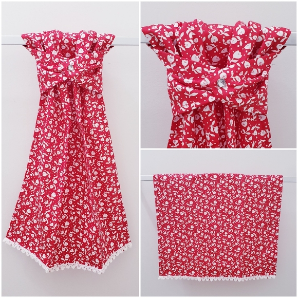 #0996 NEW! Pioneer Woman Hang'N'Snap HAND Towel *Select your snap - Picture 7 of 14